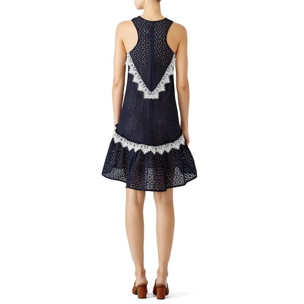 Nha Khanh Navy Bell Dress size 4 - Picture 2 of 9